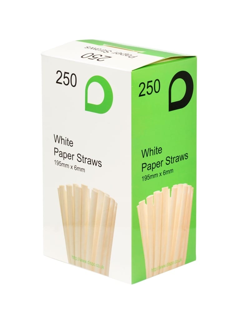 Buy White Paper Straw Mm Online Eco Friendly Takeaway Packaging