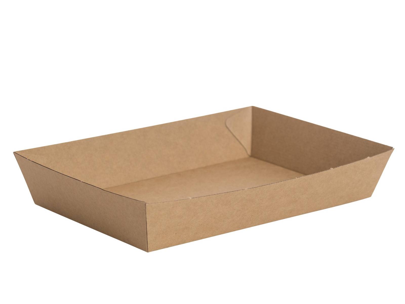 X X Mm Large Tray Kraft Compostable Food Packaging Qty