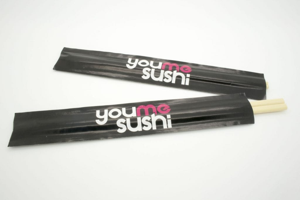 Wooden Chopsticks In Branded Sleeve