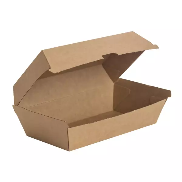 175x90x75mm Regular Snack Box Kraft Compostable Food Packaging EW1023 copy