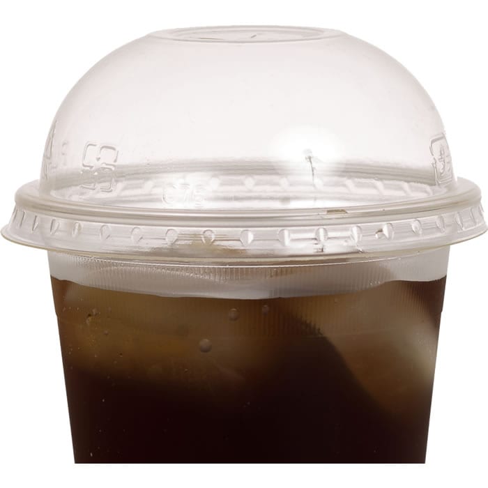 76mm Dome lid Eco Cup Clear Cup