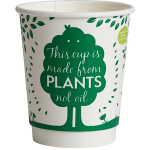 "Made from Plants" Double Wall EcoCup