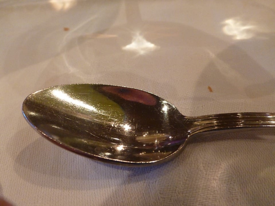 gold ice cream spoon