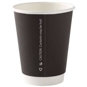 Stock Black Double Wall Cup