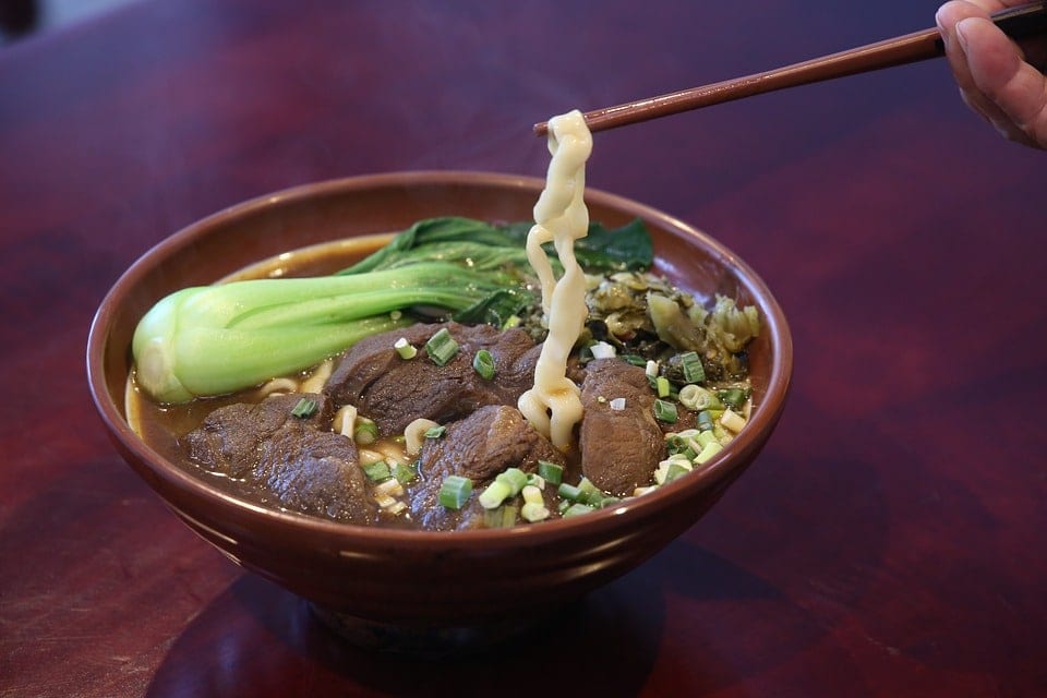 chopsticks beef soup