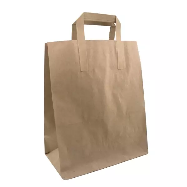 Large 10x12 Kraft SOS Paper Bag Compostable SOSB3 copy