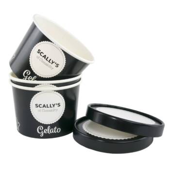 Ice Cream Tubs with lids Scallys of Clonakily