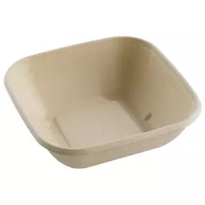 750ml Square Bowl Bagasse Compostable Food Packaging SA2015 copy