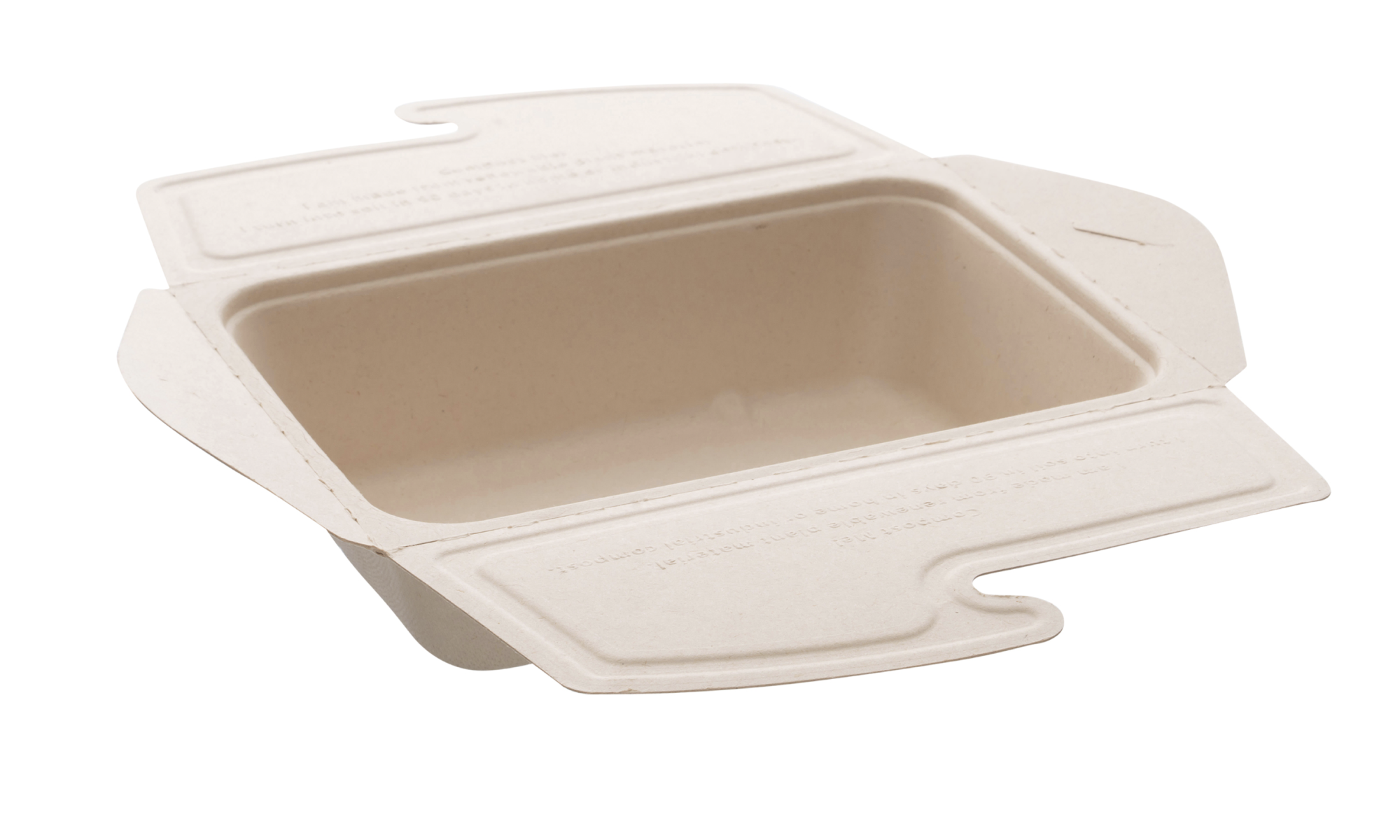 1000ml Meal Box to Go | Bagasse | Compostable Food Packaging | Qty 150 ...