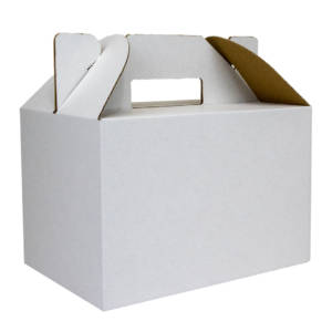 CP2 White 300x220x180mm Carry Pack Gable Box