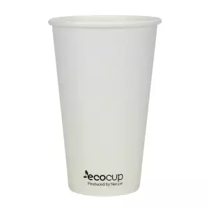 16oz white biodegradable eco cup 90mm rim EW1064 copy