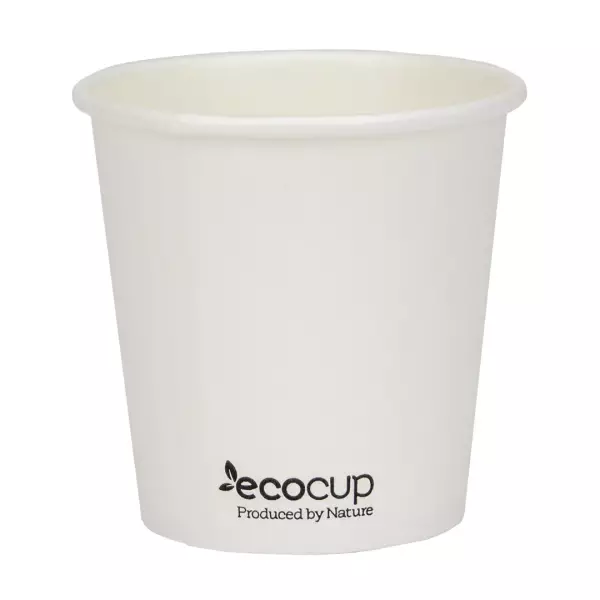 4oz white biodegradable eco cup 80mm rim EW1061 copy