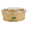 40oz Branded Wider Eco bowl with recyclable lid TP4208