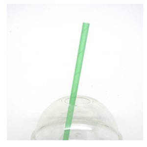 6mm Diameter Green Compostable Paper Straw PM3486 copy