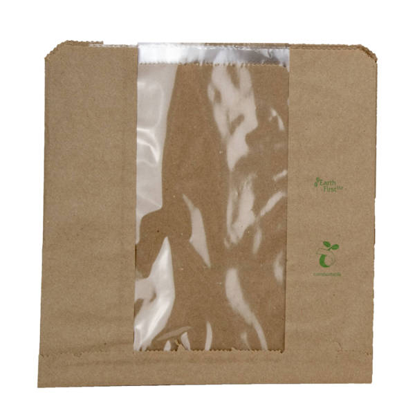 8inch Compostable Sandwich Bag with Window Food Packaging SB8 copy