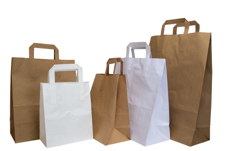 SOS Paper Bags White & Kraft