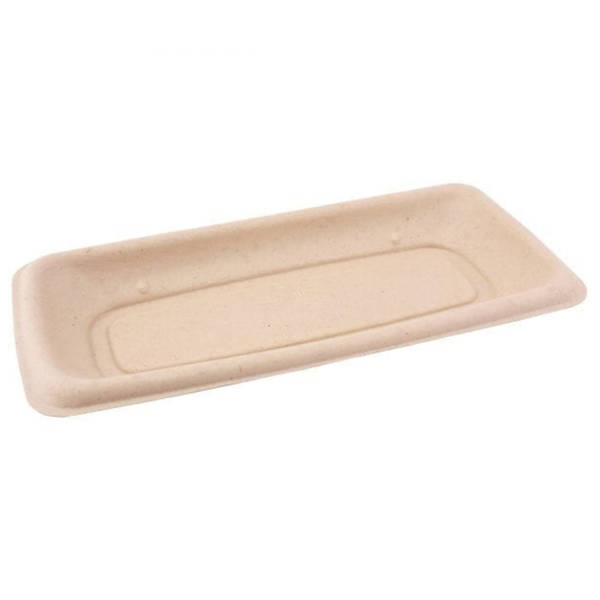 Sub Tray 24x11cm Bagasse Compostable Food Packaging SA2012 copy
