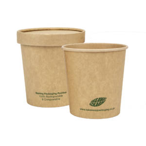 TP-3863 16oz Branded Kraft Eco Soup Bowl Compostable Food Packaging copy