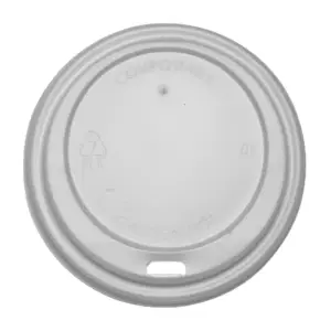 6-10oz White Biodegradable CPLA Cup Lid EW5370 copy