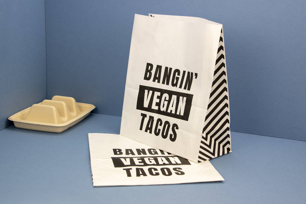 Bangin Vegan Taco Paper Bags