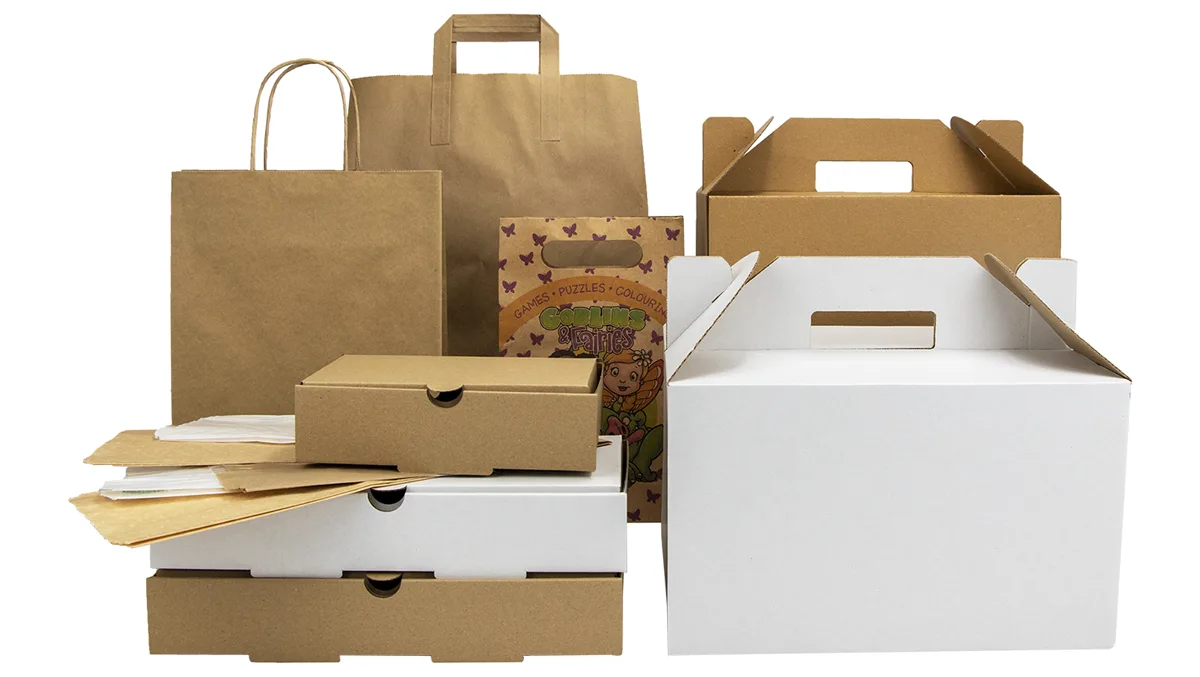 Paper Bags and Food Carriers New