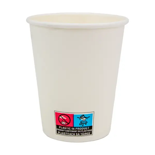 8oz White Recyclable Cup PM3642 copy