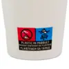 Plastic in product white cups